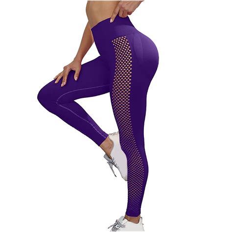 qolati leggings for women sexy cutout mesh seamless workout tights butt liftting tummy control