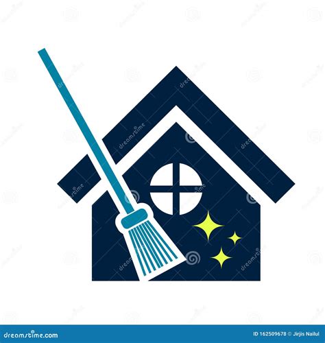 Limpieza Del Logotipo De La Casa Logotipo Casa Servicio Limpieza