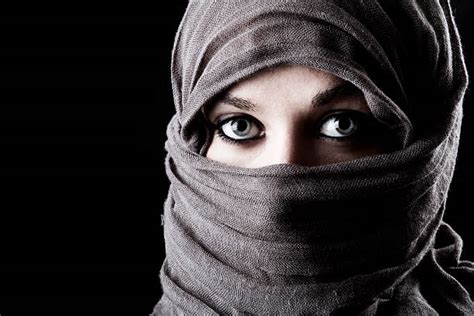 Hidden Face In Hijab Stock Photos Pictures And Royalty Free Images Istock