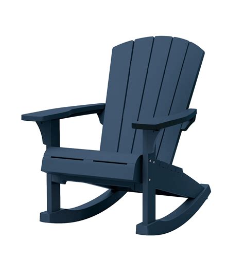 Buy Keter Rocking Adirondack Resin Outdoor Furniture Patio Chair