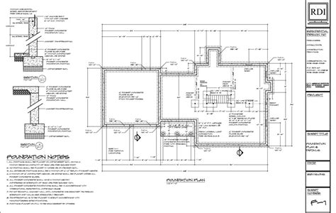 Foundation Plans Residential Design Inc