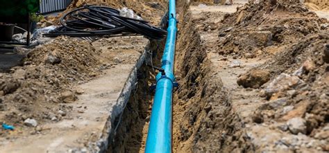 Sewer Pipe Installation Underground Sewer Pipe Installation