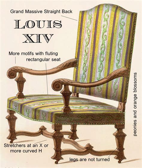 Louis Xiv 1643 1715 Baroque These Chairs Are More Linear And More