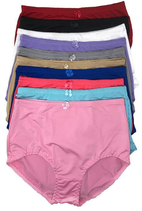 buy peachy panty women s pack of 6 high rise girdle panties high waist tummy control girdle