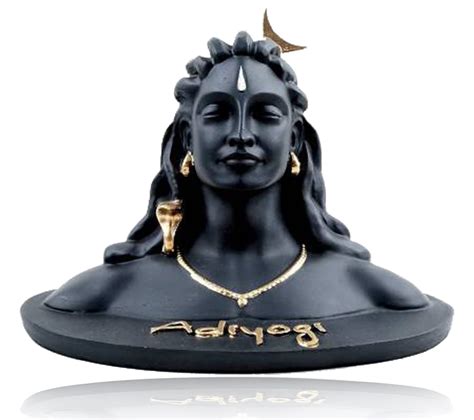 Buy Vibesle Lord Adiyogi Shiva Statue Murti For Car Dashboard Home