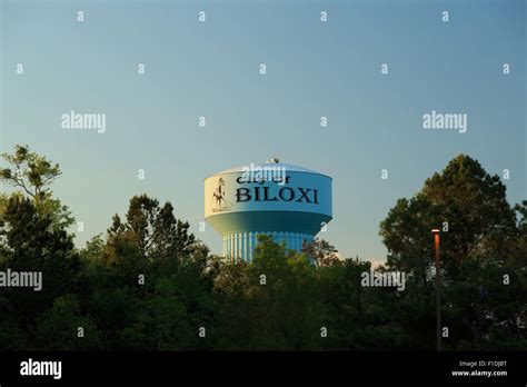 A Photograph Of Biloxi Water Tower Mississippi Usa Stock Photo Alamy