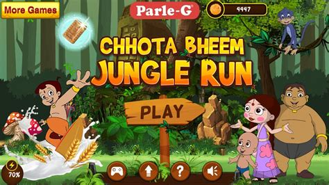 How To Play Chhota Bheem Game Chhota Bheem Jungle Run Game For Kids