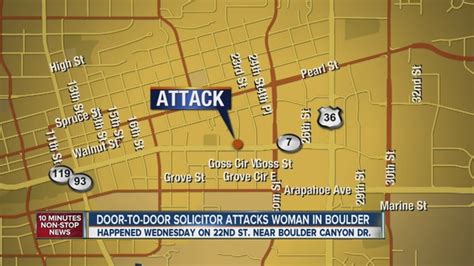Door To Door Solicitor Sexually Assaulted Woman In Boulder Police Say
