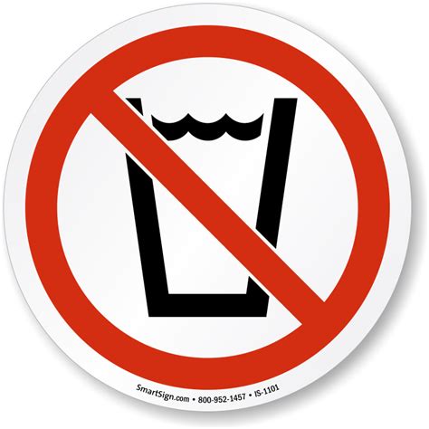 More images for no alcohol sign images » No Drinking Symbol - ISO Prohibition Sign, SKU: IS-1101 ...