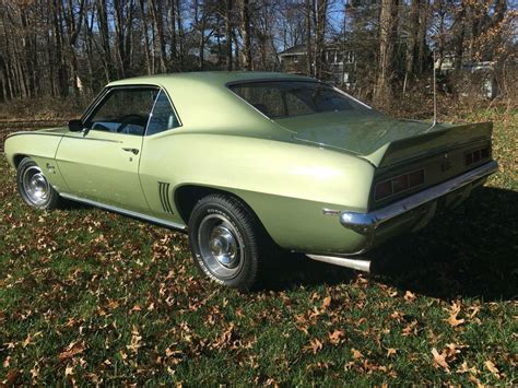 Beautiful 1969 Frost Green 396 Four Speed Big Block Camaro Ss Classic