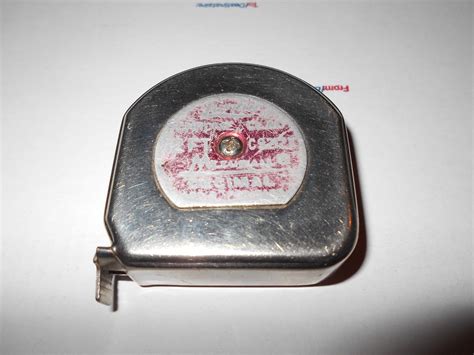 Vintage Lufkin Mezurall Chrome Clad C9212 12 Steel Tape Measure