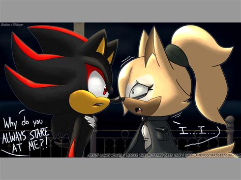♥shadow The Hedgehog X Whisper The Wolf♥ By Tiny Mustardseed On Dribbble