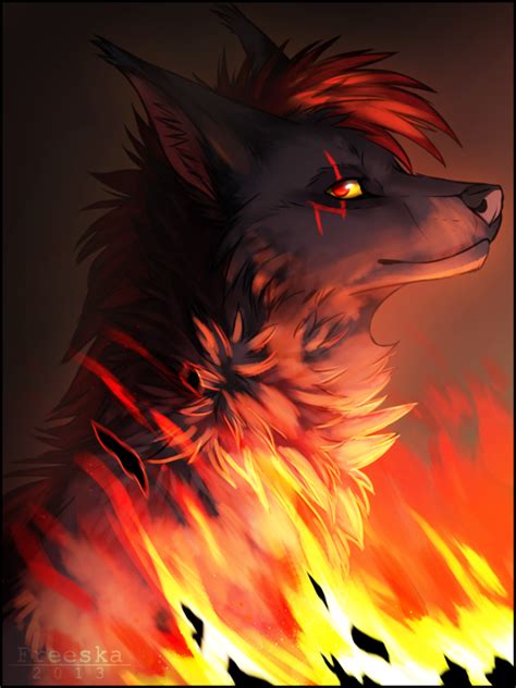 Arise From The Ashes By Freeska On Deviantart Rotwolf Leitwolf