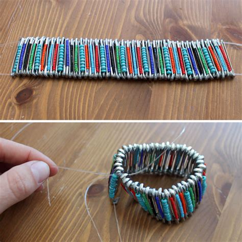Create Beaded Crafts With Safety Pins Jewelry Pendants