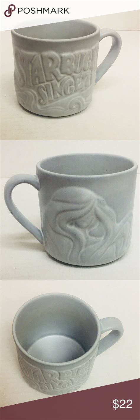 Starbucks Mug 2016 Mermaid Siren 12 Oz Embossed Starbucks Mugs Mugs