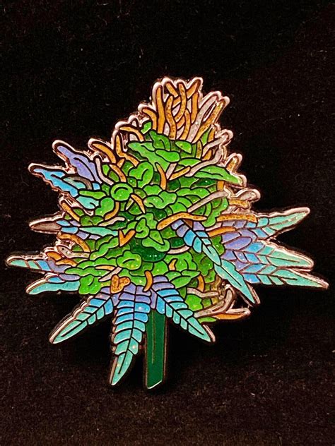 Sour Daydream Cannabis Nug Lapel Pin Weed Nugs Dank 420 Pot Leaf