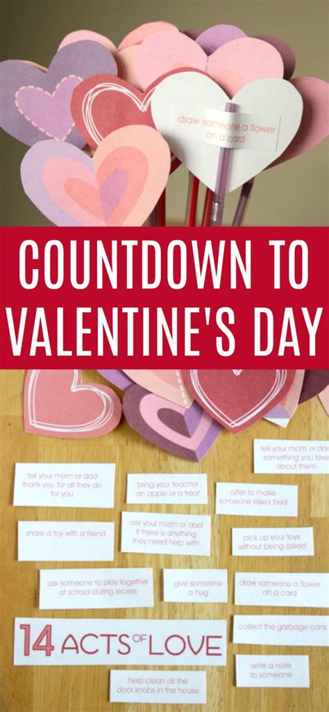 Valentines Count Down Free Printable Make And Takes