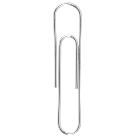 Acco 72380 Silver Smooth Finish 100 Count 1 Standard Paper Clips 10box