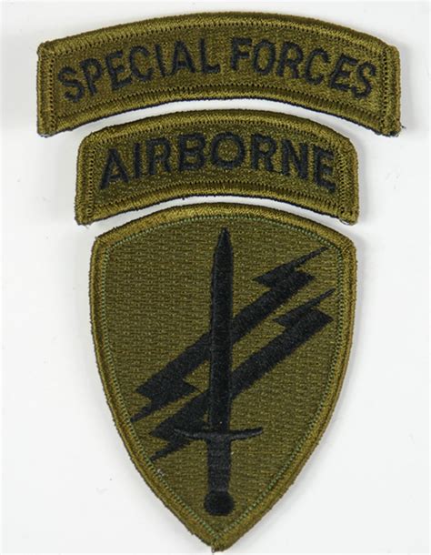Us Army Special Forces Unit Patches Army Military
