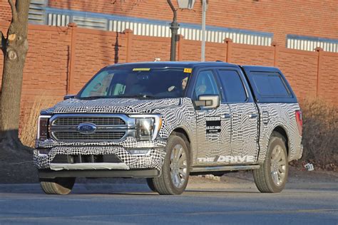 Choose bench seating, max recline seats. Hybrid F150 Spied With Bed Topper Cap | F150gen14.com ...