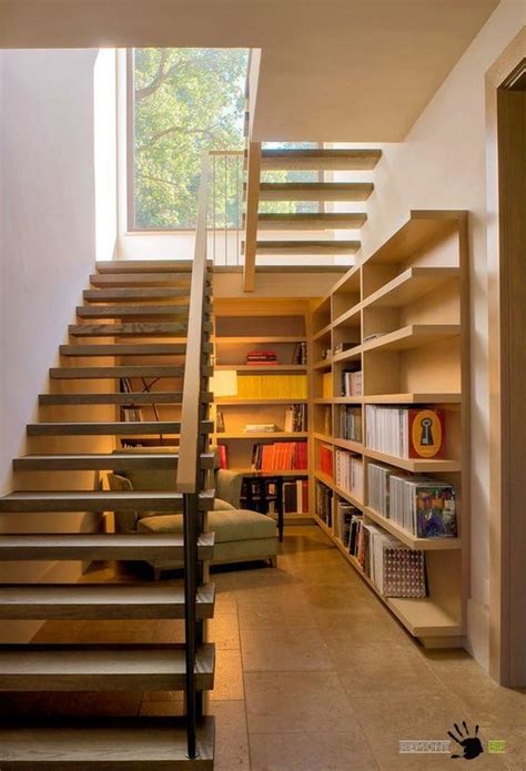 25 Libraries And Reading Nooks Under Stairs Digsdigs