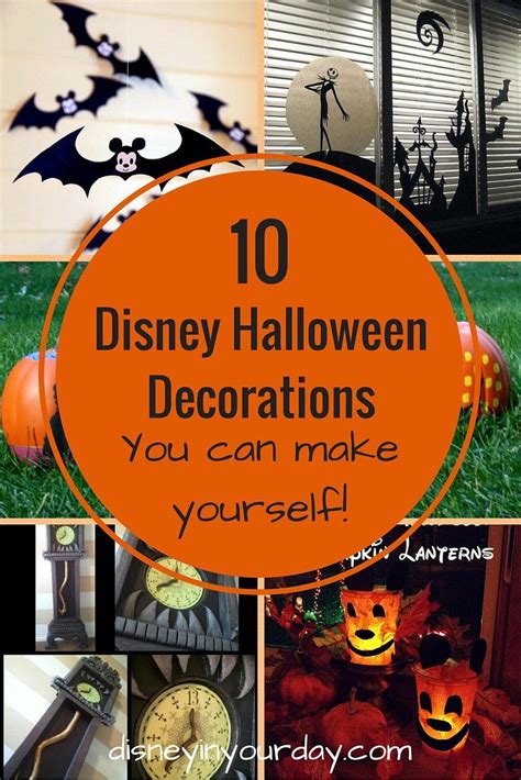 10 Disney Halloween Decorations To Make Disney Halloween Decorations