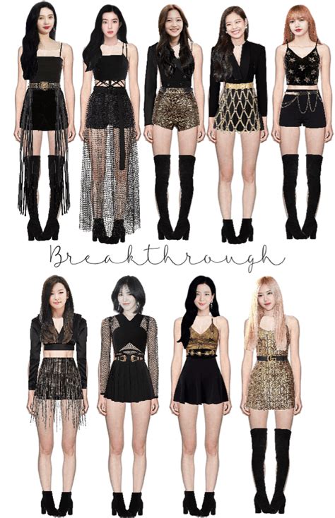 Breakthrough Stage Fake Kpop Group Outfit Ideas Fashion Idol Kpop