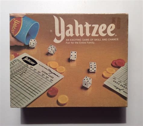 Yahtzee Vintage Dice Game Complete With By Reclaimyouth On Etsy