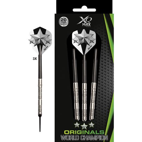 Xq Max 20 Grams Softtip 90tungsten Original Dartset Dartpilar Std