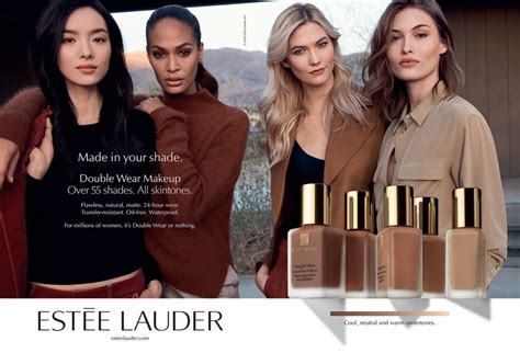 Est E Lauder Double Wear Makeup Ad Campaign Karlie Kloss
