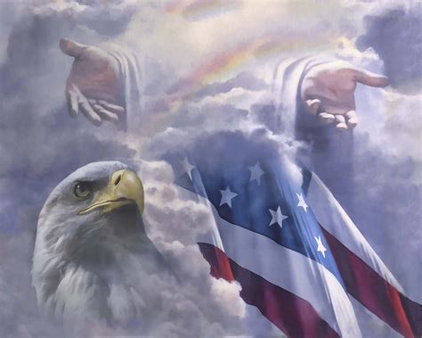 One Nation Under God Painting By Danny Hahlbohm