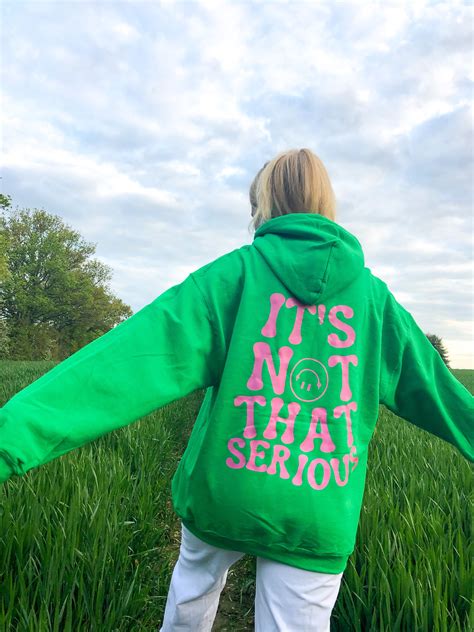 Yawnn Trendy Hoodie With Back Slogan Back Sayings Cute Hoodies