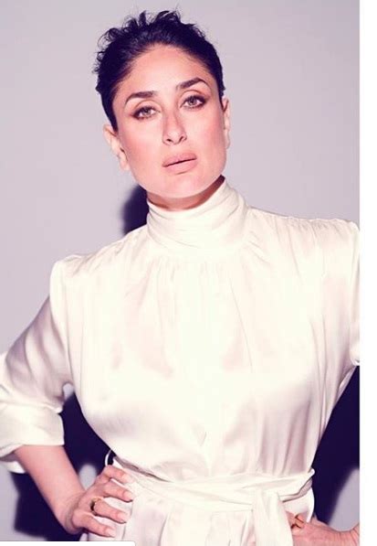 Kareena Kapoor Khan Looks Dazzling In This Turtleneck Satin Blouse And Red Flared Pants The