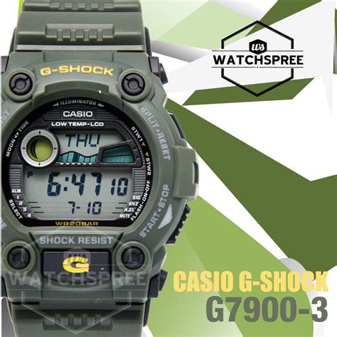 Casio G Shock Toughness G 7900 Series Watch G7900 3d Ebay