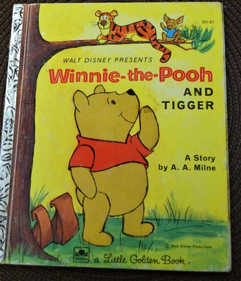 Vintage Children's Book Winnie the Pooh Little Golden