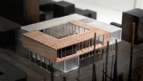 Berkeley Art Museumpacific Film Archive Model 5 Architecture Model