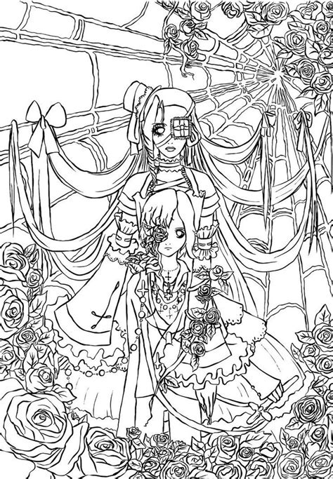 Printable Gothic Coloring Pages Customize And Print
