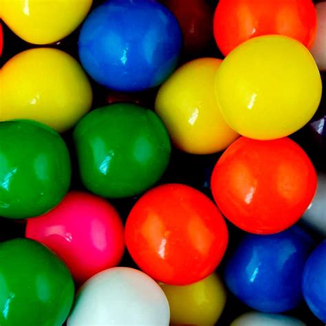 32mm 13” Assorted Gumballs 8 Flavors 25 Lb Bubble Gum Balls