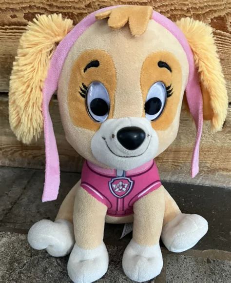 Paw Patrol Skye Puppy Dog 9” Plush Stuffed Animal Spin Master Pilot Toy