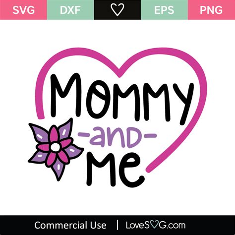 Mommy And Me Svg Cut File
