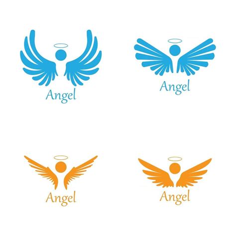 Angel Icon Illustration Vector Logo 2490917 Vector Art At Vecteezy
