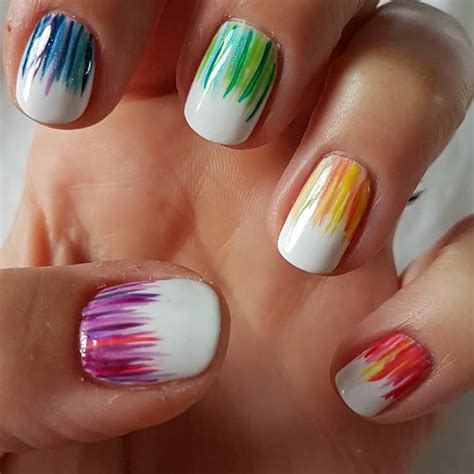 50 Cool Colorful Rainbow Nail Designs You Wont Miss