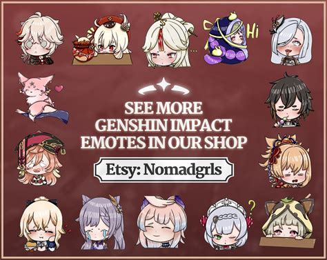 Venti Sip Emote From Genshin Impact For Streamer Twitch Etsy New