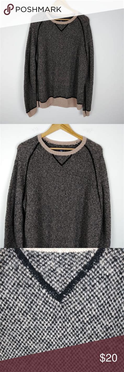 gap marled knit long sleeve brown sweater brown sweater sweaters marled knit