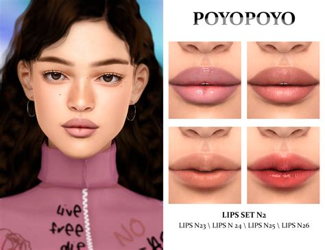 Poyopoyo — Lips N23 26 Swatches Both Genders Hq