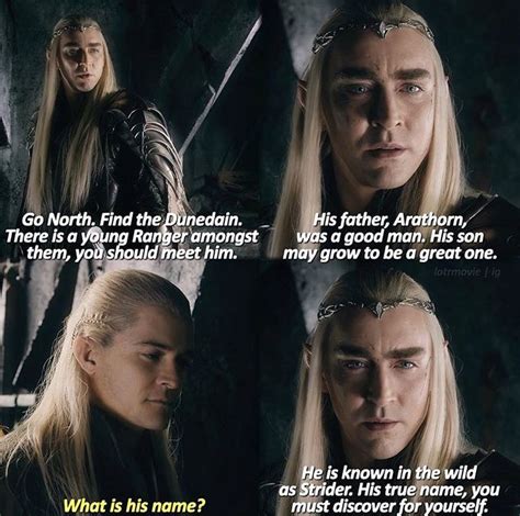 Thranduils Parting Advice To Legolas Is He Acknowledging His Own
