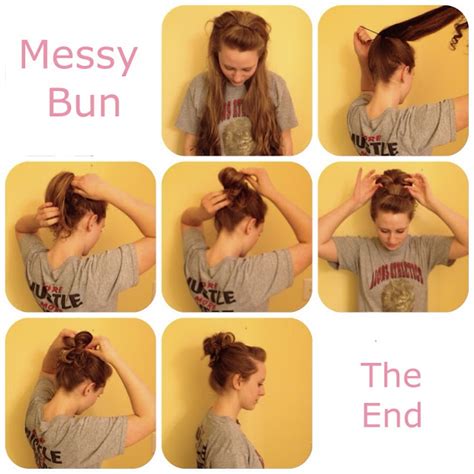 Daisies And Things Small Messy Bun Tutorial