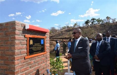 President Mutharika Commissions Eu Funded Bwanje Irrigation Dam ‘i