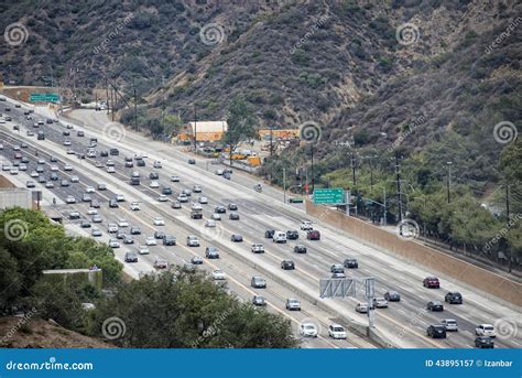 Los Angeles Congested Highway Stock Photo Image 43895157