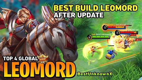 Leomord Best Build After Update Top 4 Global Leomord By Best Mobile